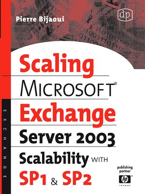 cover image of Microsoft&#174; Exchange Server 2003 Scalability with SP1 and SP2